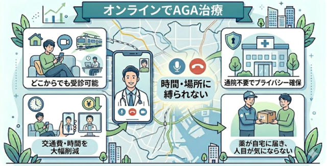 オンラインでAGA治療