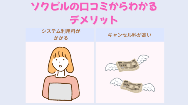 ソクピルの口コミからわかるデメリット
