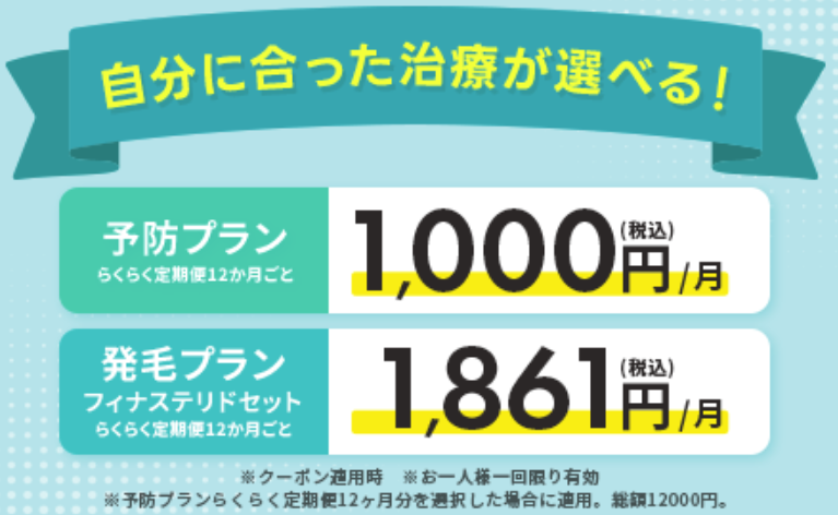 DMMオンラインクリニックのクーポン利用時の料金