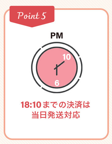 当日配送の時間