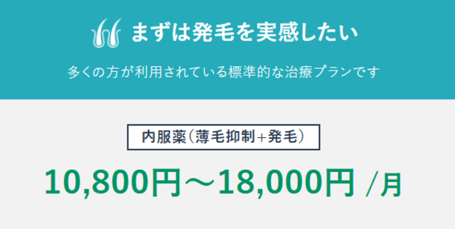 AGAヘアクリニック_発毛プラン