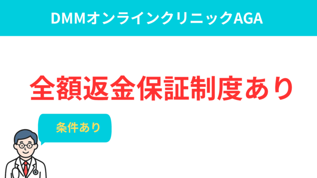 DMM AGA 全額返金保証制度あり