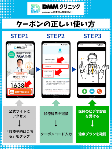 dmm,aga,クーポン,使い方