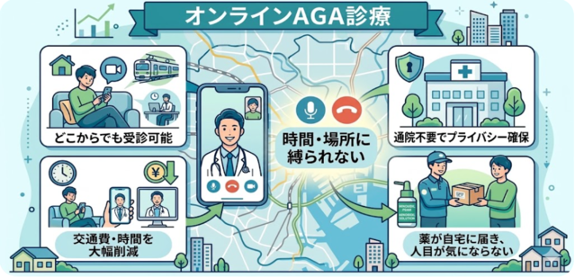 オンラインAGA診療‗併用型・専門クリニック