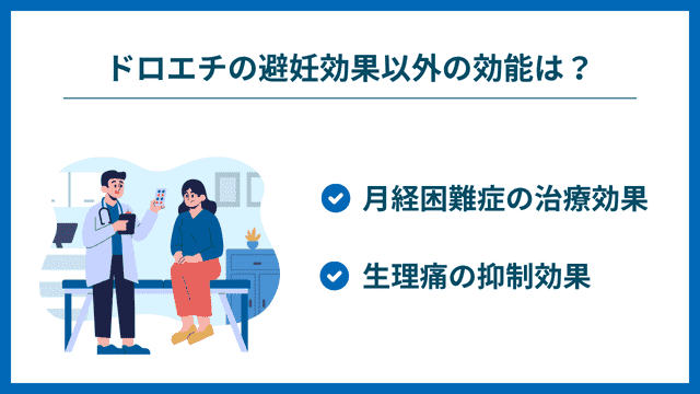 ドロエチ 避妊効果以外 効能