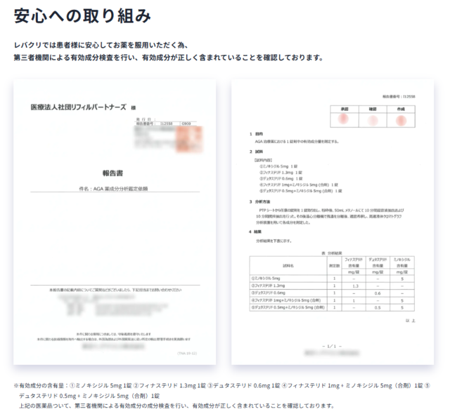 レバクリ‗第三者機関による検査