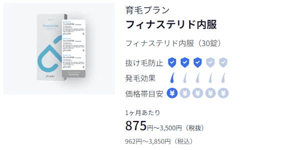 レバクリの育毛プラン