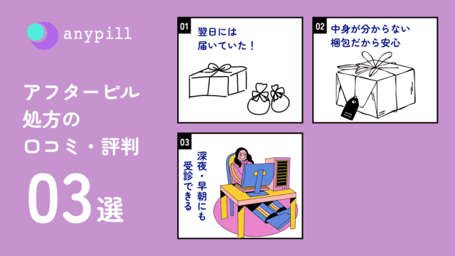 エニピル アフターピル処方 口コミ・評判