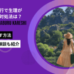 旅行 生理 かぶる 彼氏