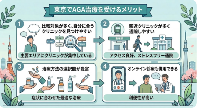 aga,東京,おすすめ‗AGA治療を受ける4つのメリット