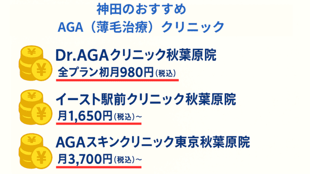 神田 AGAクリニック 対面診療