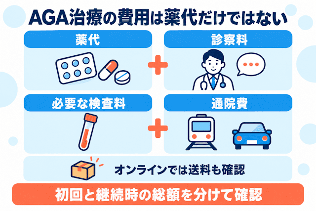 福島のAGAクリニックの料金相場
