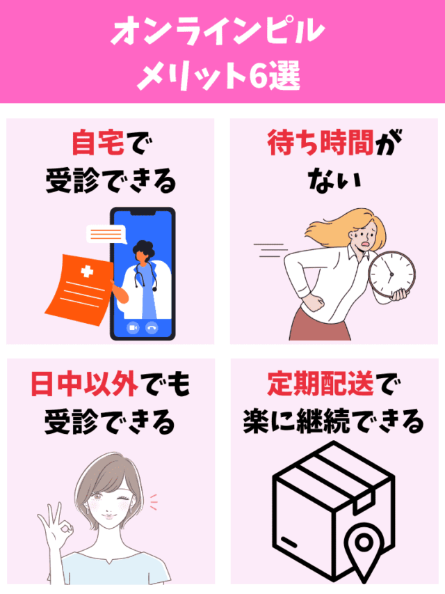オンラインピル メリット