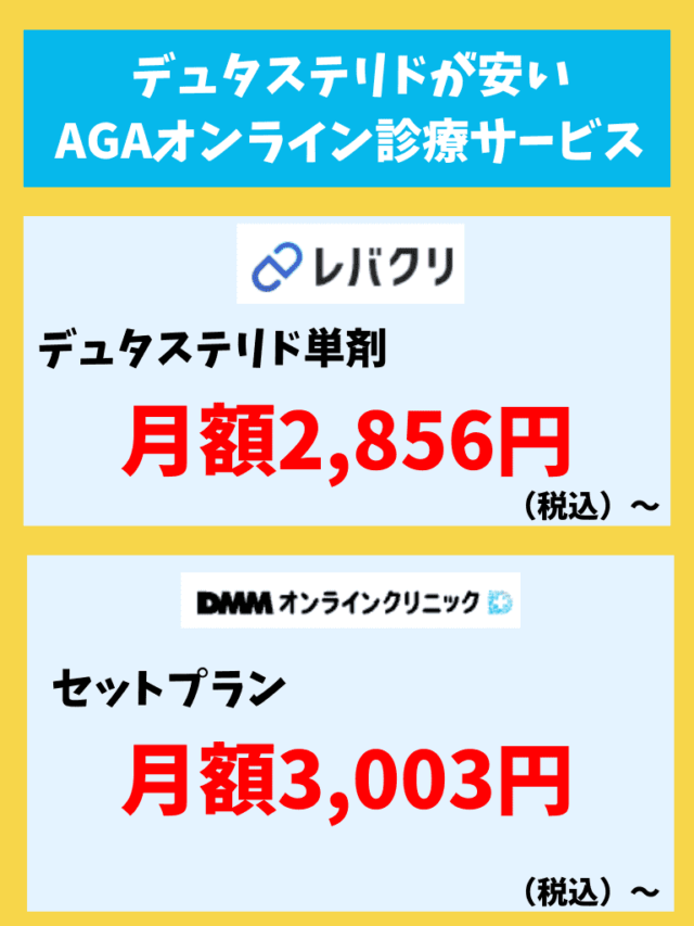 デュタステリド 安い 　AGAオンライン診療サービス